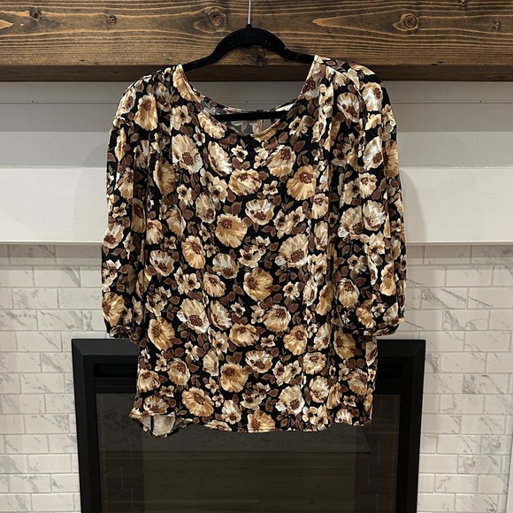 Nation LTD Luisa Floral Drape Top 2 for $20 - Picture 3 of 6